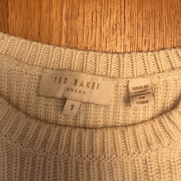 Ted Baker Light Cream Color Sweater - Picture 6 of 9
